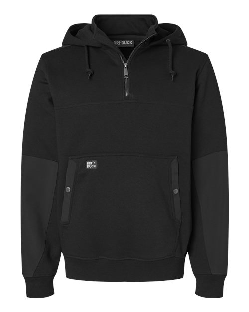 DRI DUCK. Men's Mission Quarter-Zip Hooded Pullover. 7349