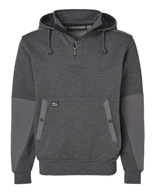 DRI DUCK. Men's Mission Quarter-Zip Hooded Pullover. 7349