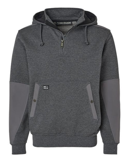 DRI DUCK. Men's Mission Quarter-Zip Hooded Pullover. 7349