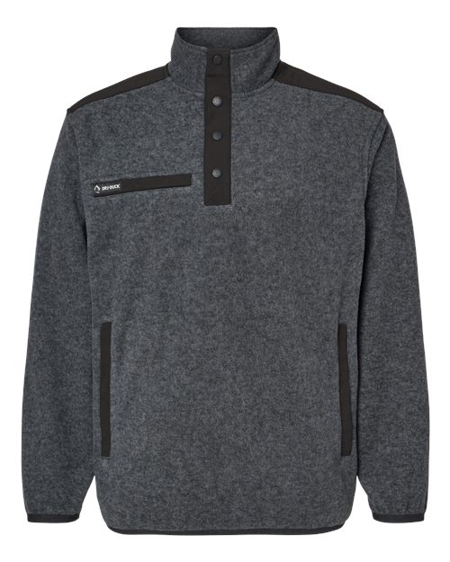 DRI DUCK. Ranger Melange Fleece Pullover. 7353