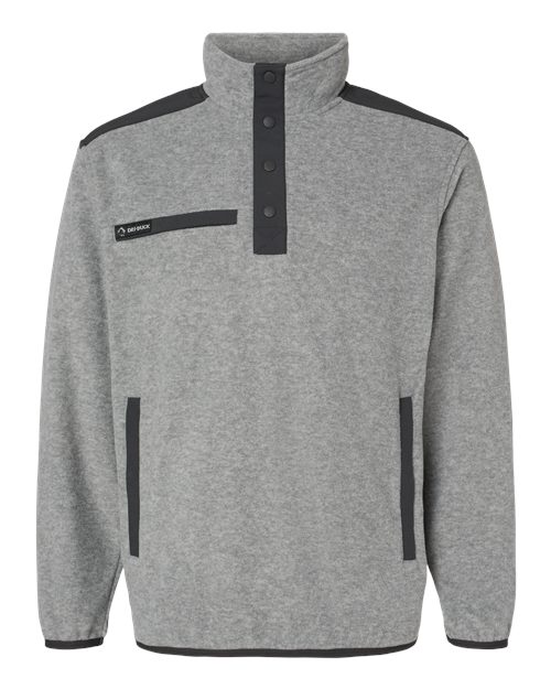 DRI DUCK. Ranger Melange Fleece Pullover. 7353