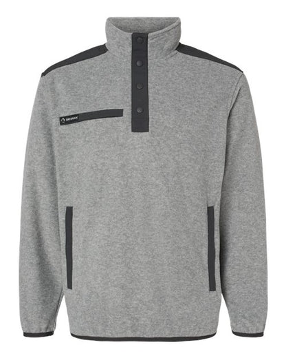 DRI DUCK. Ranger Melange Fleece Pullover. 7353