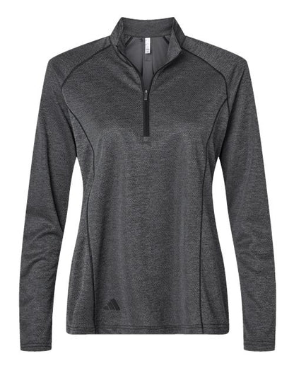 Adidas. Women's Space Dyed Quarter-Zip Pullover. A594