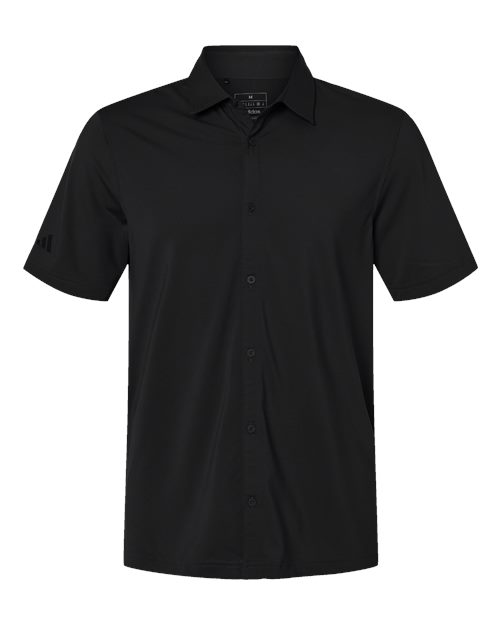 Adidas. Button Down Short Sleeve Shirt. A595