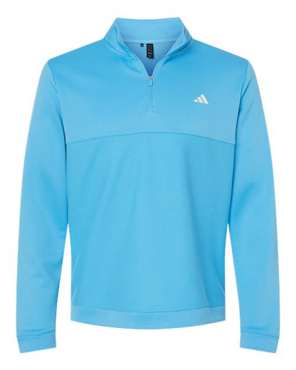 Adidas. Ultimate365 Textured Quarter-Zip Pullover. A2001