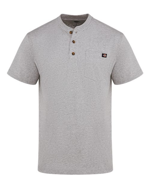 Dickies. Heavyweight Traditional Short Sleeve Henley. WS51