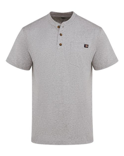 Dickies. Heavyweight Traditional Short Sleeve Henley. WS51