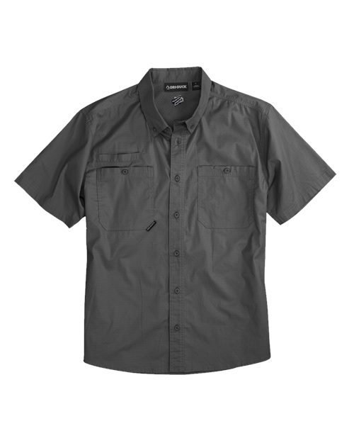 DRI DUCK. Craftsman Woven Short Sleeve Shirt. 4451