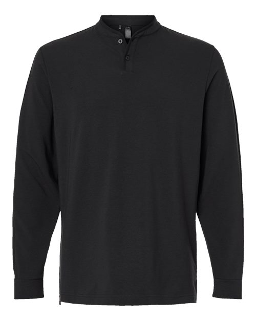 Adidas. Henley Long Sleeve Tee. A597