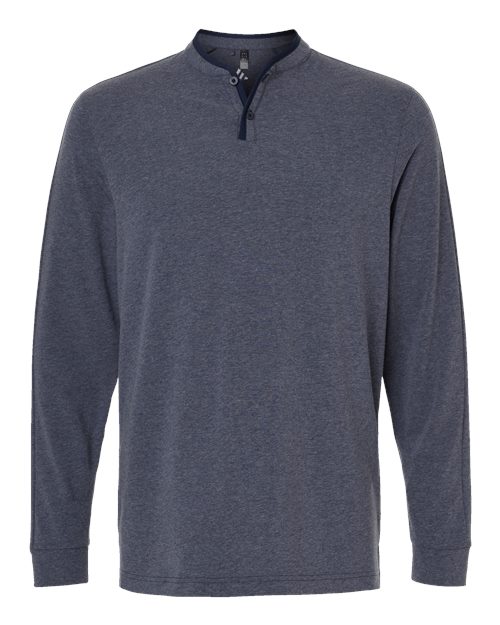 Adidas. Henley Long Sleeve Tee. A597