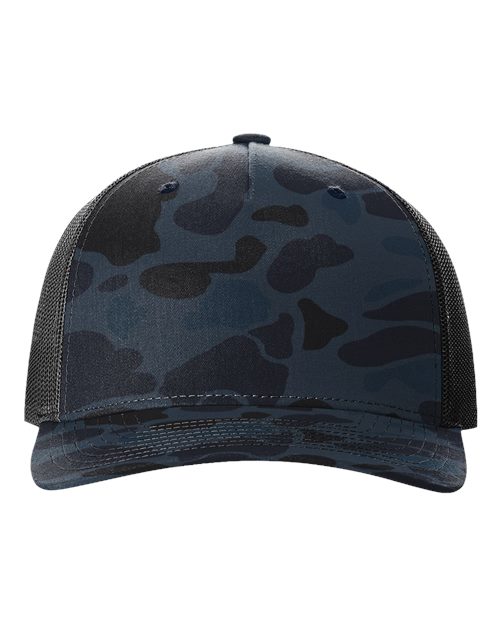 Richardson. Five-Panel Printed Trucker Cap. 112PFP