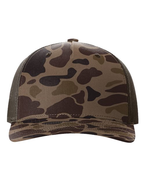 Richardson. Five-Panel Printed Trucker Cap. 112PFP