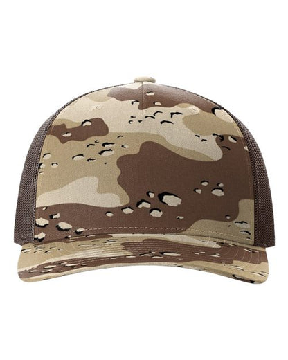 Richardson. Five-Panel Printed Trucker Cap. 112PFP