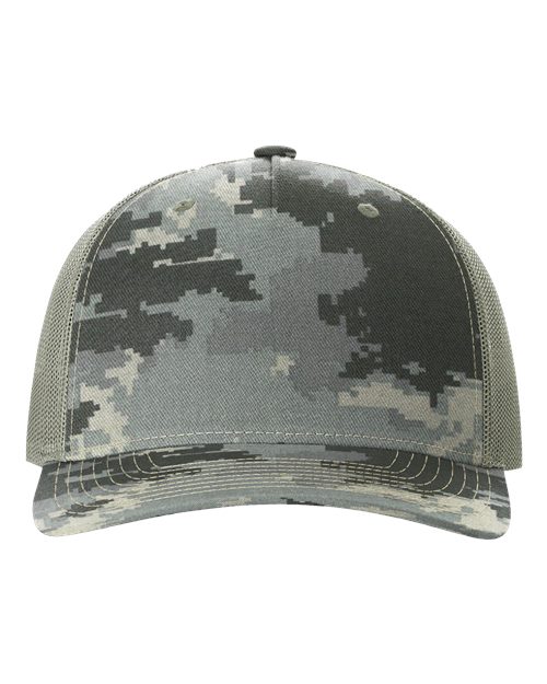 Richardson. Five-Panel Printed Trucker Cap. 112PFP