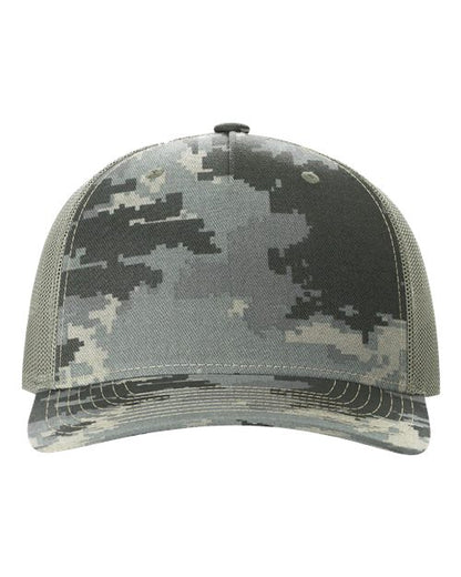 Richardson. Five-Panel Printed Trucker Cap. 112PFP