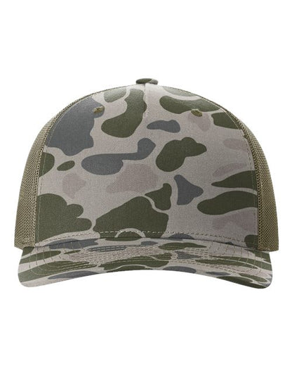 Richardson. Five-Panel Printed Trucker Cap. 112PFP