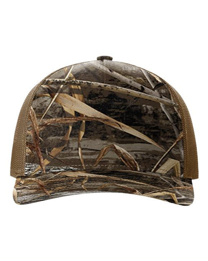 Richardson. Five-Panel Printed Trucker Cap. 112PFP