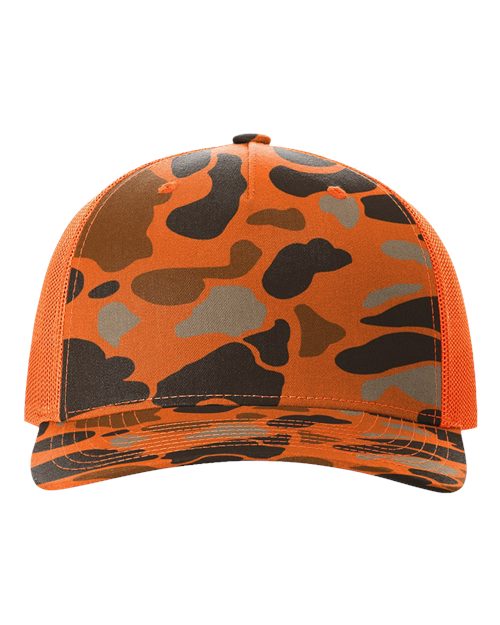 Richardson. Five-Panel Printed Trucker Cap. 112PFP