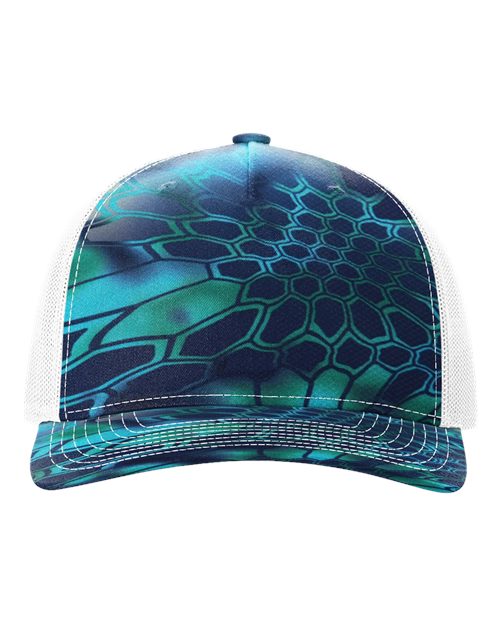 Richardson. Five-Panel Printed Trucker Cap. 112PFP