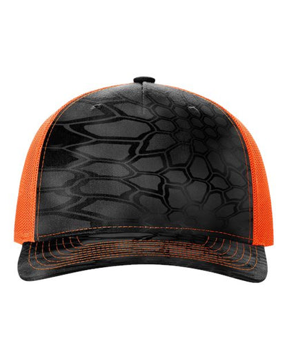 Richardson. Five-Panel Printed Trucker Cap. 112PFP