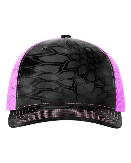 Richardson. Five-Panel Printed Trucker Cap. 112PFP