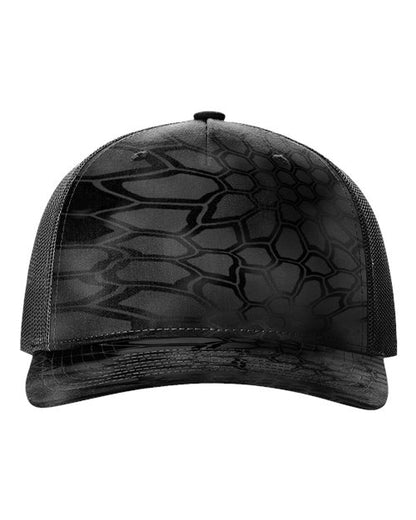 Richardson. Five-Panel Printed Trucker Cap. 112PFP