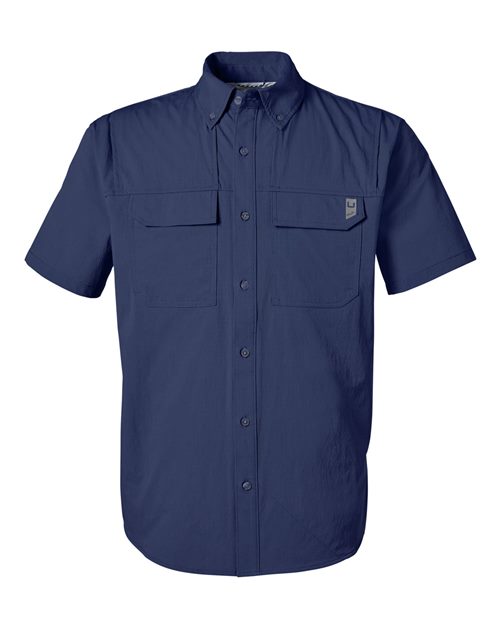 HUK. Men's Creekbed Short Sleeve Shirt. H150183