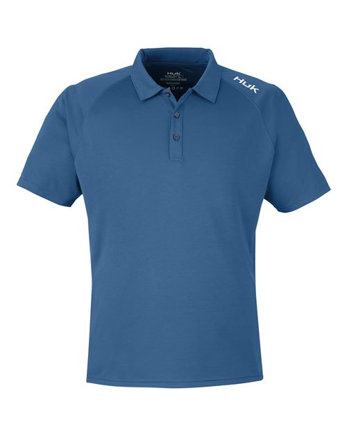HUK. Men's LoPro Solid Performance Polo. H12L005