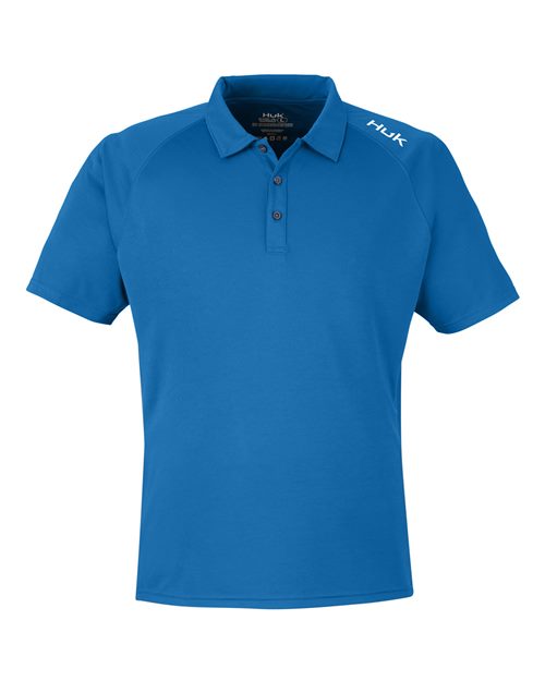 HUK. Men's LoPro Solid Performance Polo. H12L005