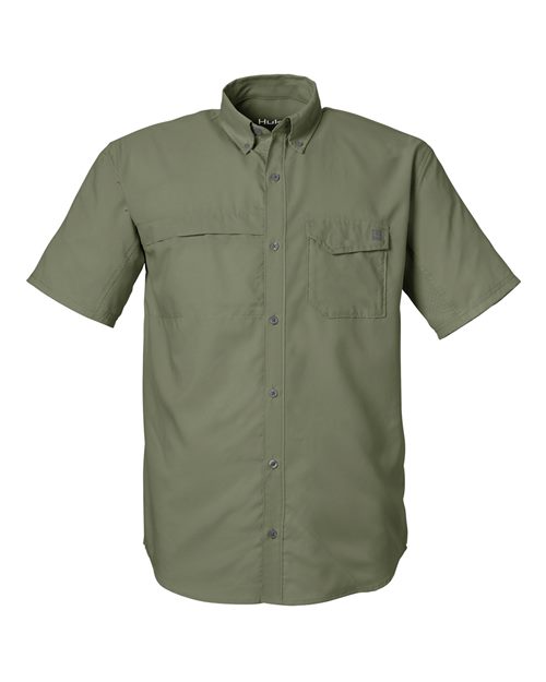 HUK. Men's Tide Point Short Sleeve Shirt. H150171