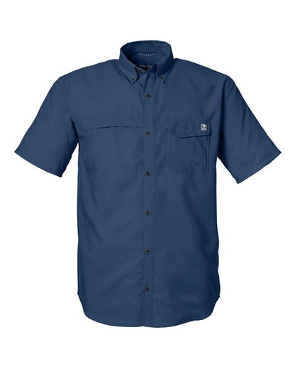 HUK. Men's Tide Point Short Sleeve Shirt. H150171