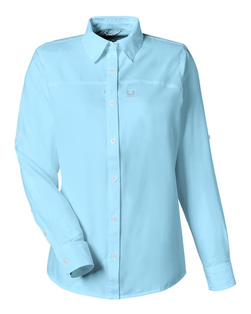 HUK. Women's Tide Point Long Sleeve Shirt. H615006