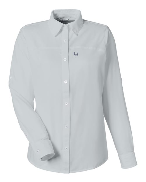 HUK. Women's Tide Point Long Sleeve Shirt. H615006