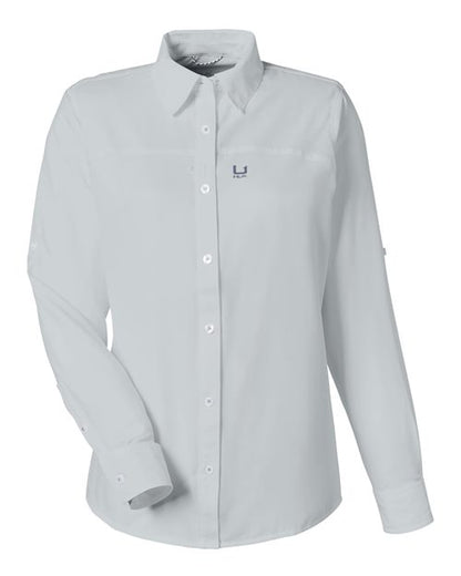 HUK. Women's Tide Point Long Sleeve Shirt. H615006