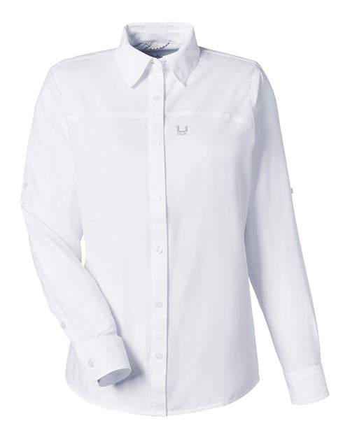 HUK. Women's Tide Point Long Sleeve Shirt. H615006