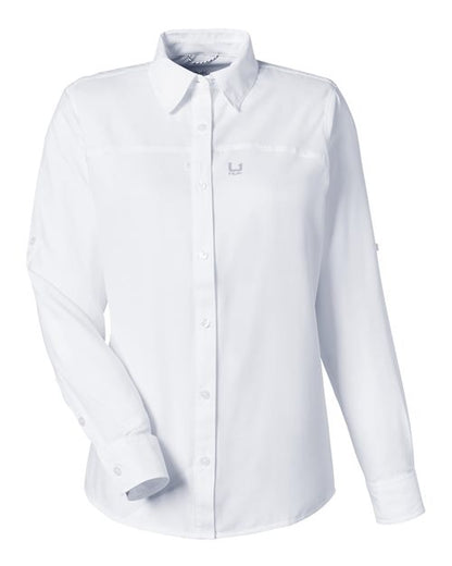 HUK. Women's Tide Point Long Sleeve Shirt. H615006