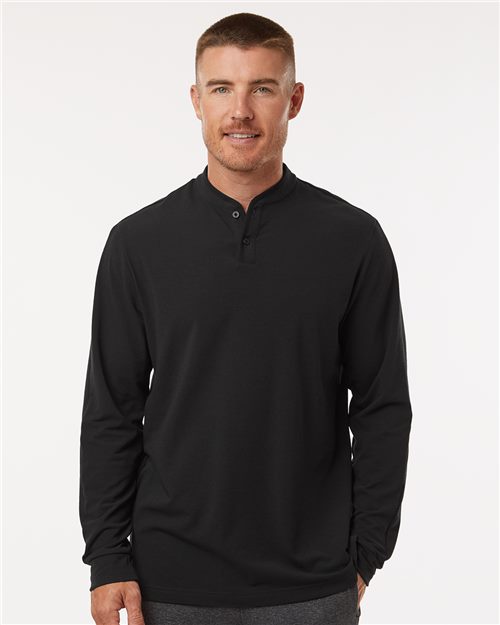 Adidas. Henley Long Sleeve Tee. A597