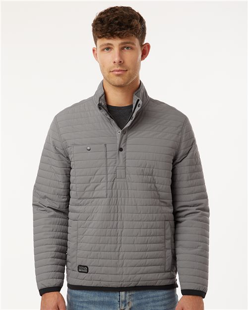 DRI DUCK. Men's Keystone Quilted Pullover. 5303