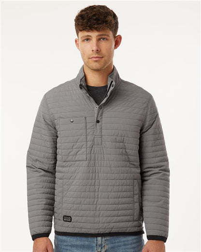 DRI DUCK. Men's Keystone Quilted Pullover. 5303