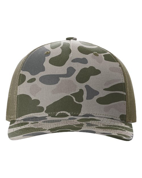 Richardson. Five-Panel Printed Trucker Cap. 112PFP