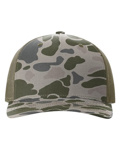 Richardson. Five-Panel Printed Trucker Cap. 112PFP