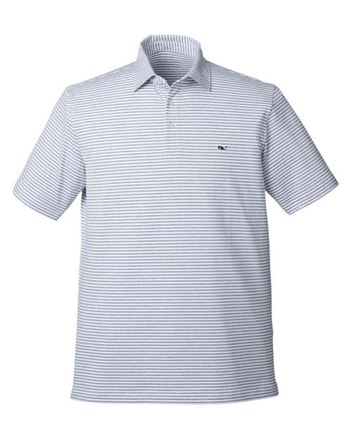 vineyard vines. Men's Heathered Winstead Sankaty Polo. G011145