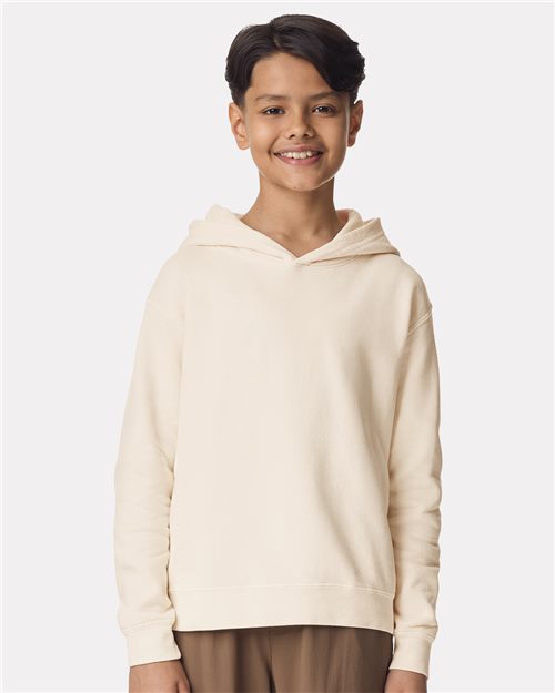 Comfort Colors. Youth Garment-Dyed Lightweight Fleece Hooded Sweatshirt. 1467Y