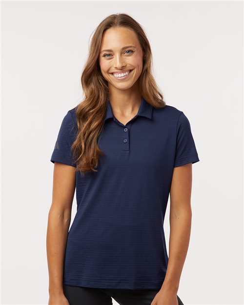 Adidas. Women's Textured Stripe Polo. A707