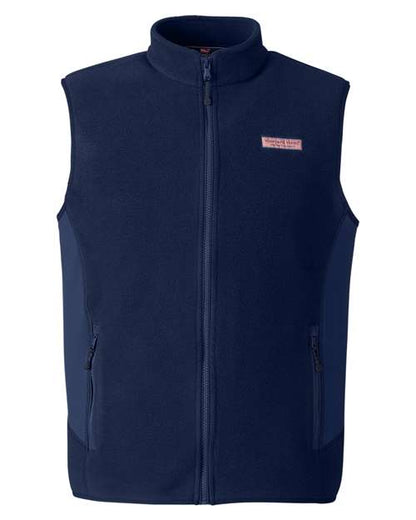 vineyard vines. Men's Harbor Fleece Vest. O001401