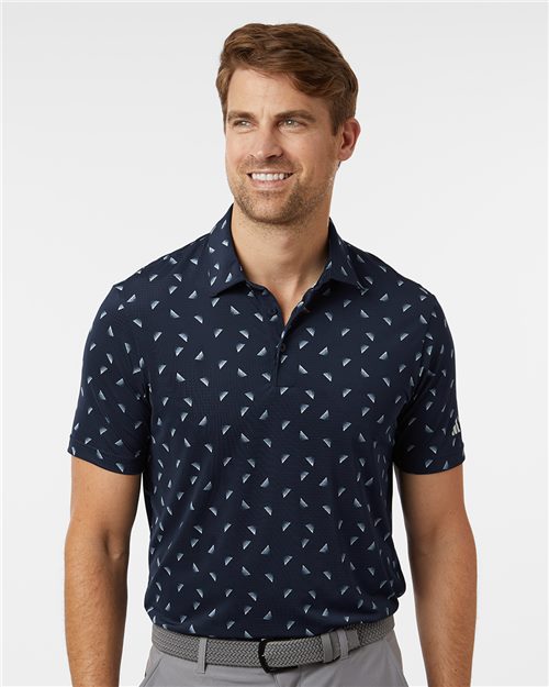 Adidas. Men's Ultimate365 Mesh Print Polo. A2012