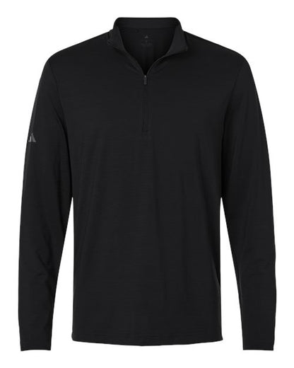Adidas. Men's Textured Stripe Quarter-Zip Pullover. A708