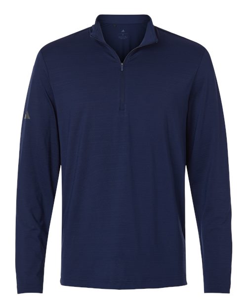 Adidas. Men's Textured Stripe Quarter-Zip Pullover. A708