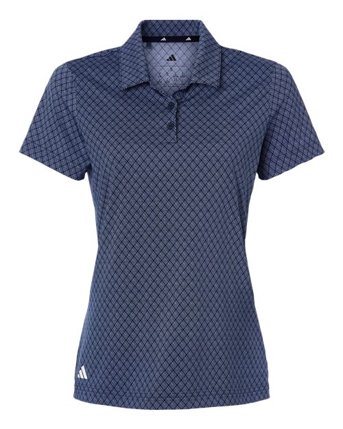Adidas. Women's 4-Way Stretch Printed Polo. A717