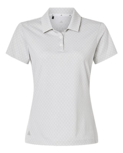 Adidas. Women's 4-Way Stretch Printed Polo. A717